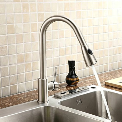 Robinet de cuisine rétractable