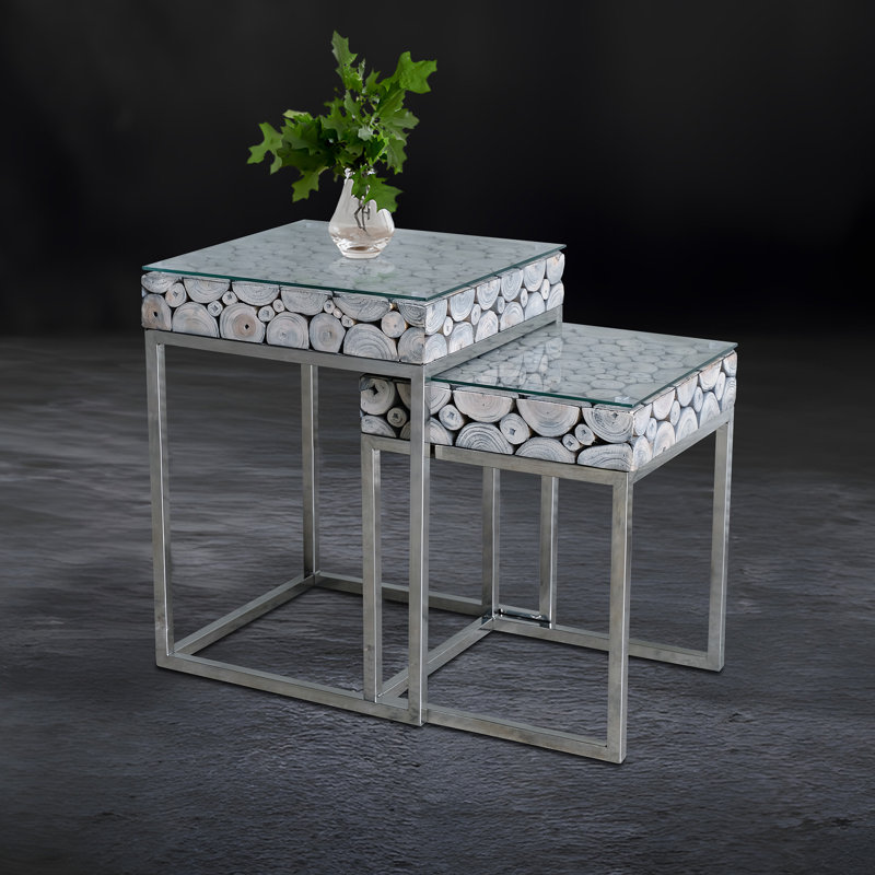 Mekel Nesting End Table