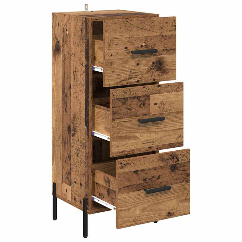 34.5cm Sideboard, Old Wood