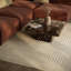 Orlie Hand Tufted Wool Geometric Area Rug in Brown-867051355-931842007
