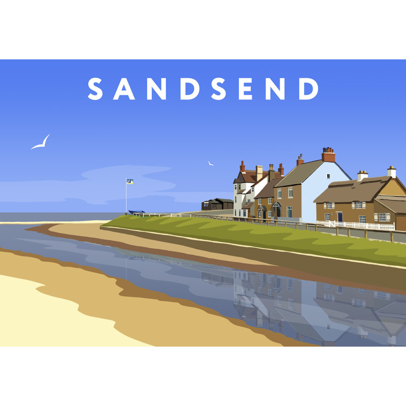 'Sandsend 4' by Richard O'Neil - Print, No Frame, 30 cm H x 40 cm W x 1 cm D