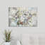 « floral couronne », peinture sur toile-432529869-432585175