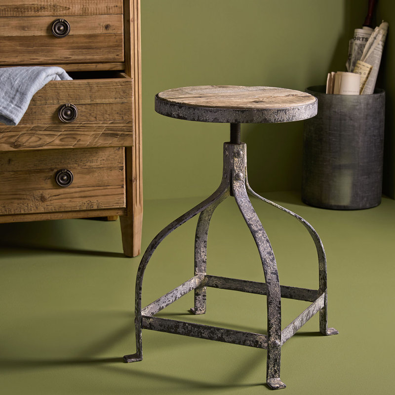 Davies Swivel Counter Stool with Metal Frame