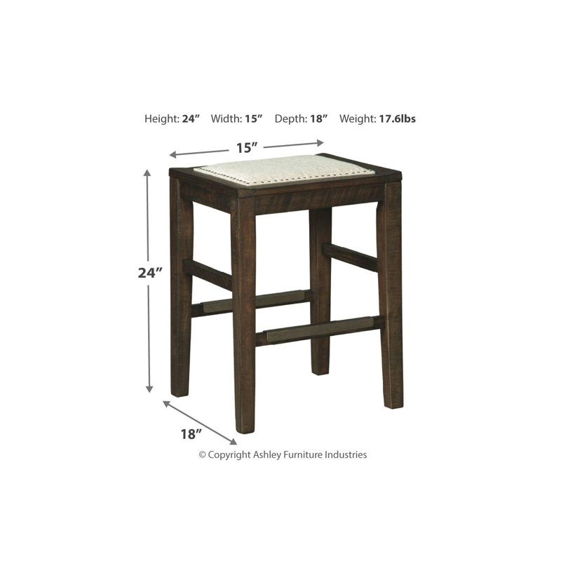 Pioneer Upholstered Counter Stool