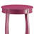 Purple Accent Table With Bottom Shelf