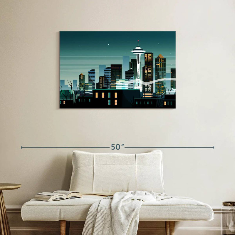 Sirci Seattle Sireci Nightscape, H 24 po x l 36 po