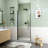 30" W X 72" H Semi-Frameless Circular Pivot Shower Door With 1/4" (6Mm) Thick SGCC Tempered Glass, Shower Door-123698686