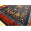 Antique Chinese - Art Deco Floral, Medallion Knotted Rug