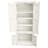 Malone 74.75 " H Birch Solid Wood Kitchen Pantry with Adjustable Shelves-519949835