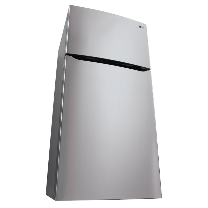 LG 20 cu. ft. Stainless Steel Top Freezer Refrigerator with Reversible Door