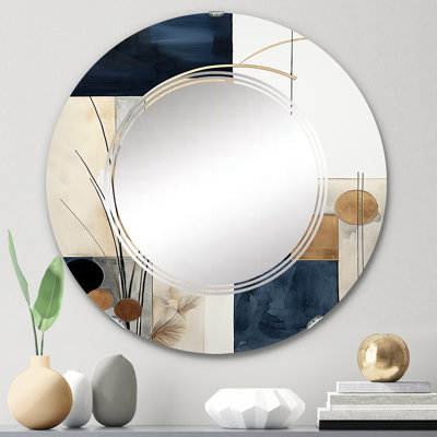 Cosumnes - Miroir mural moderne rond