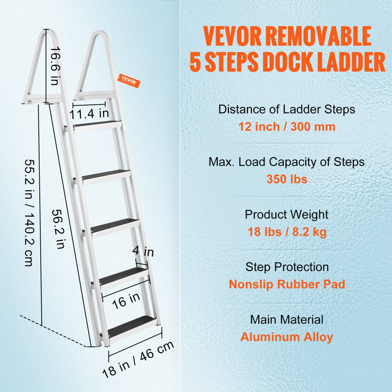 Aluminum Steps & Ladders, 6 ft