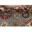 Tapis oriental Kazak à motif géométrique bleu clair 5 x 7