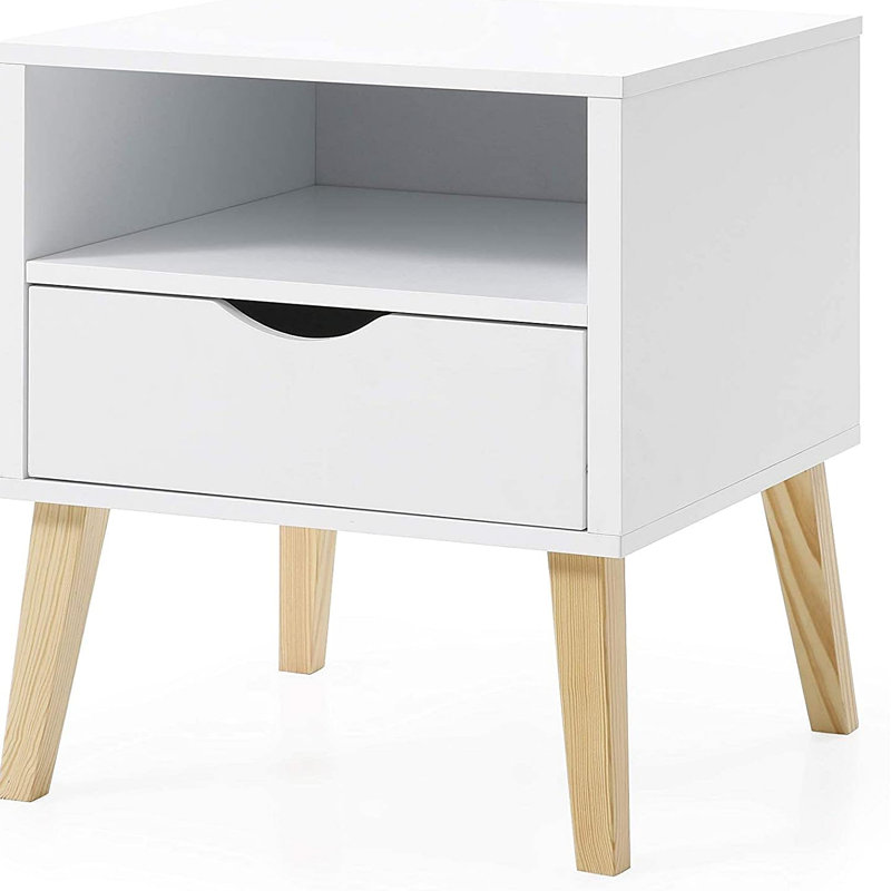 Table de bout Mid-Century moderne Jeff, table de bout et table d'appoint