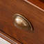 Armoire à bijoux rectangulaire marron + bois manufacturé + métaux