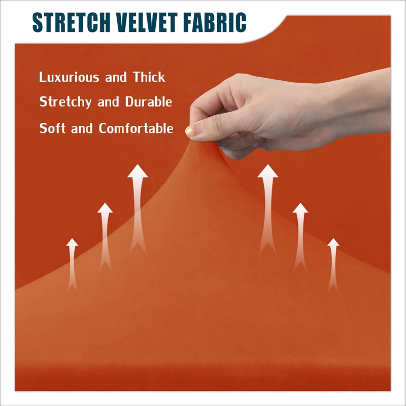 Outdoor Patio Sofa Cover, Orange