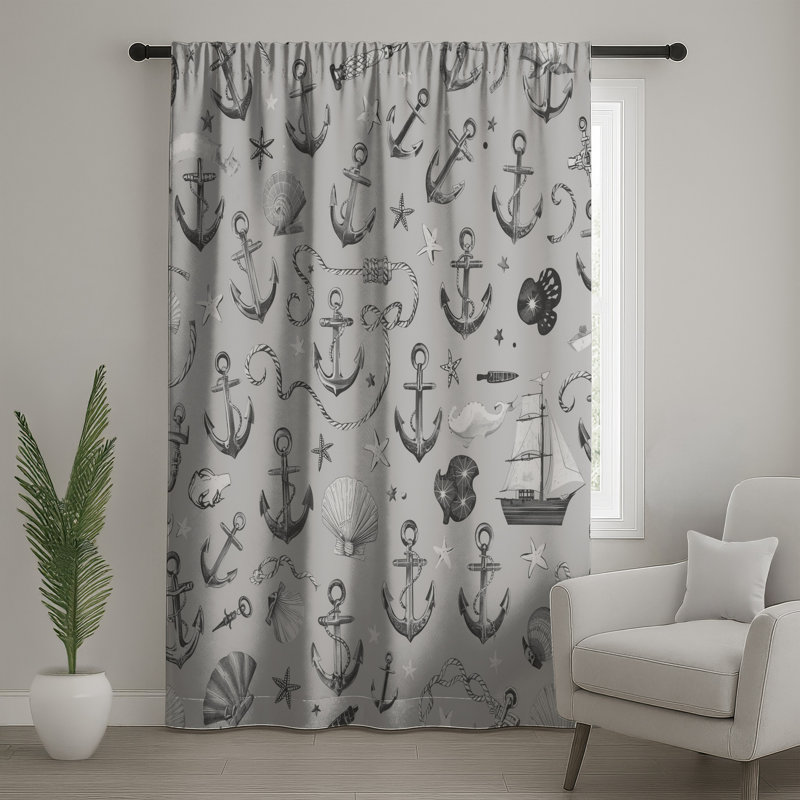Rideaux, voilages et voilages nautiques - 1 panneau, Transparent, 50 po x 80 po - 1 panneau