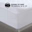 Protège-matelas antimicrobien matelassé Essential Essential brossé blanc-937889039