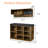 31.5 Inch Wall Mounted Hall Tree Set – Industrial Coat Rack & Shoe Bench with 5 Hooks, 8 Shoe Cubbies, Entryway Storage for Hallway (Retro)-309860552