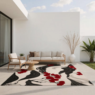Tapis intérieur et extérieur Spring Drift