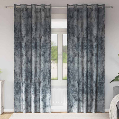 Alithia Velvet Room Darkening Curtain