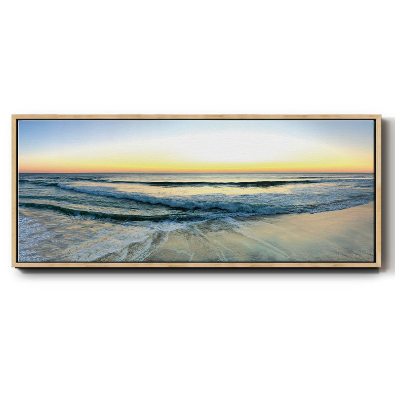 West End Sunrise - toile encadrée, H 8 po x l 20 po