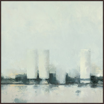 Turnpike Diary 1 - cadre flottant, peinture sur toile