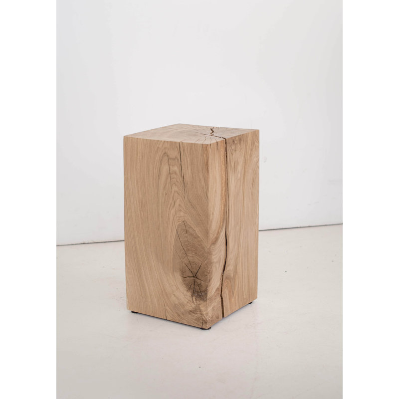 Malbork Solid Wood Accent Stool
