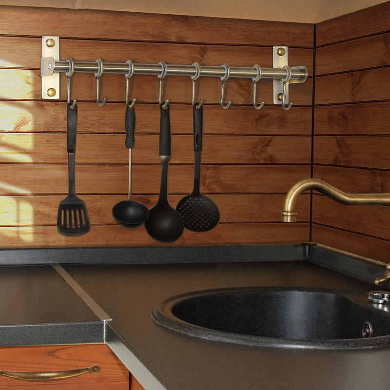 Kitchen Utensil Holder Hanger, Bronze