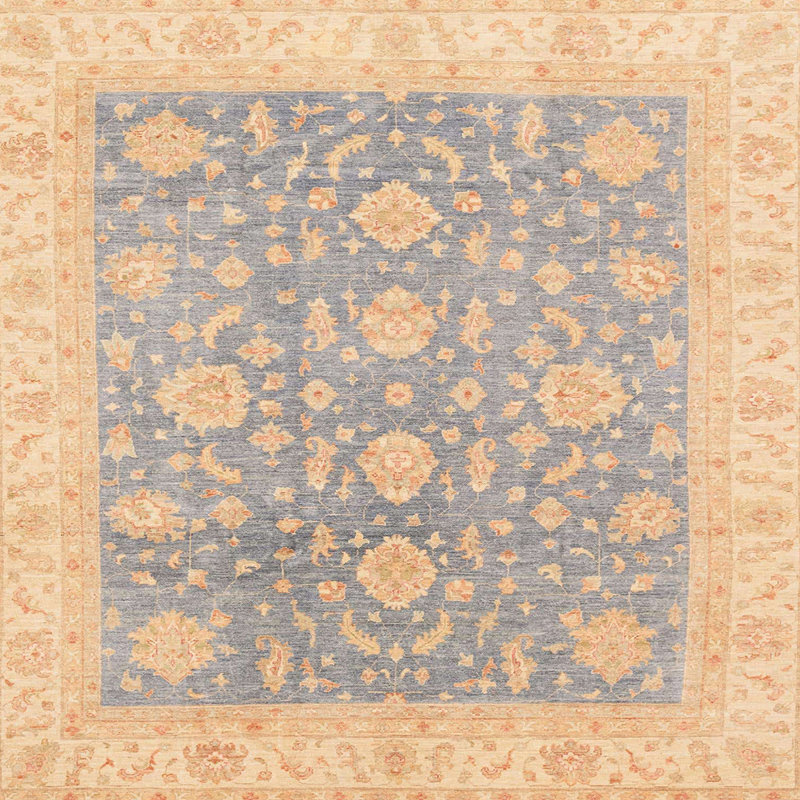 Tapis abstrait moderne 3779, Carré 6 pi