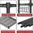 Lylla Height -Adjustable Shelving Unit with Wheels-820001630-865530582