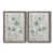 Toile avec cadre gris