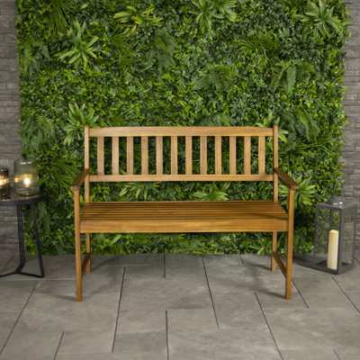 Manufactured Wood Wood Outdoor Bench