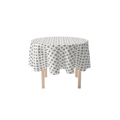 Amberlis Round Floral Cotton Twill Tablecloth
