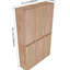 Armoire murale pour salle de bain, 6 portes à fermeture douce, armoire moderne élégante, économie d'espace