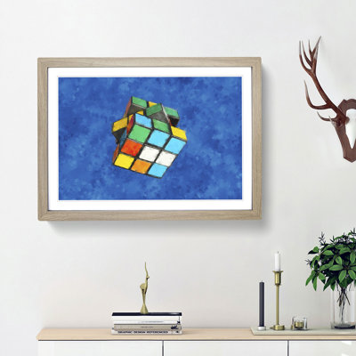The Rubik Cube - Picture Frame Painting Print