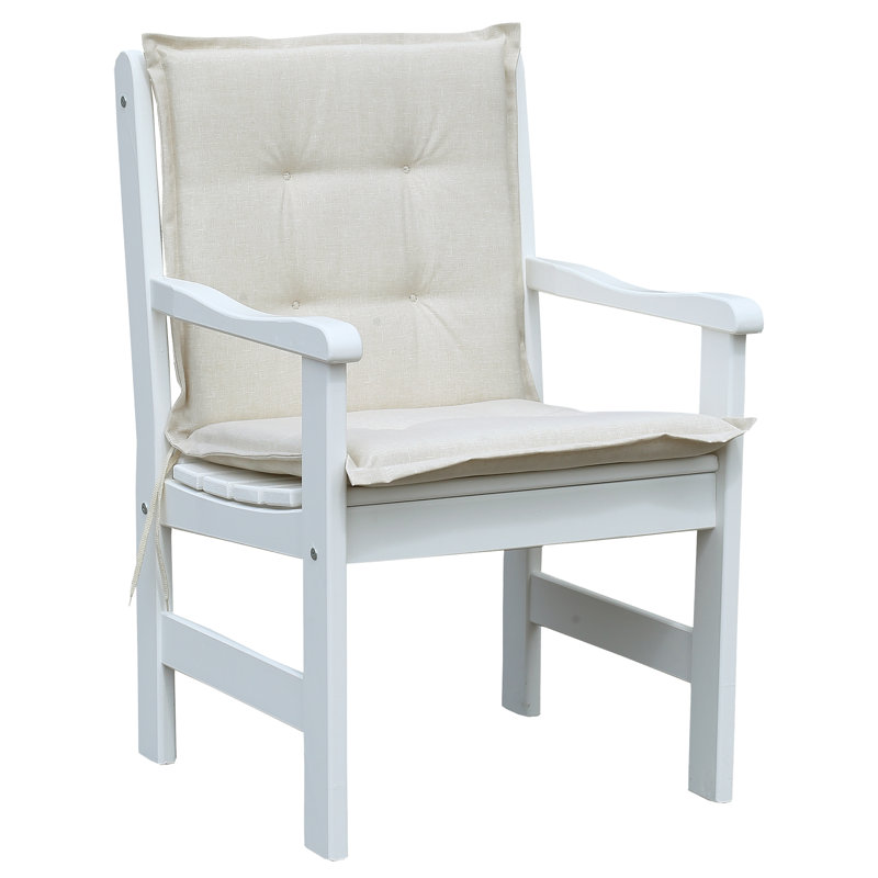 Hertford Wing Garden Seat/Back Cushion, Beige