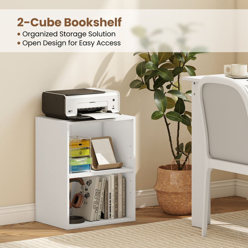 53.5cm H x 42cm W Bookcase, White