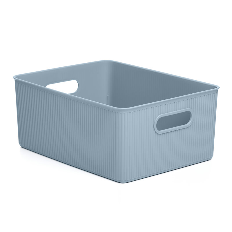 Cube en plastique, Pierre bleue, H 6,25 po x l 15 po x P 12 po