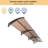 116.5" W x 37.8" D Convex Awning-43604487