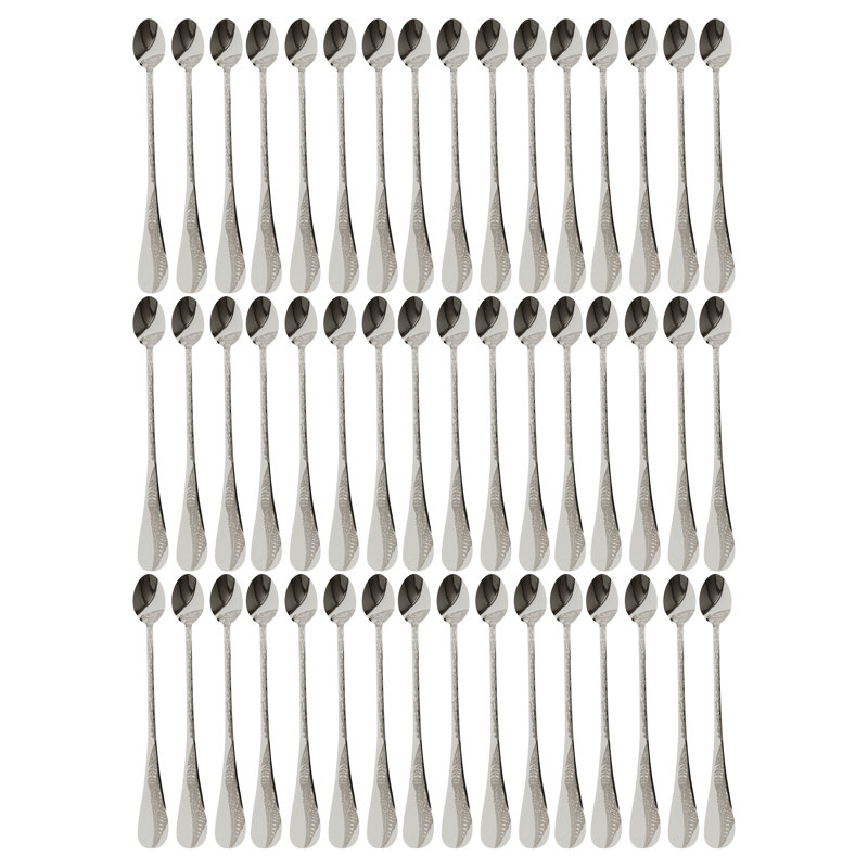 Cuillère à thé Caccia Ice - 48 pièces - Acier inoxydable, Argent argent