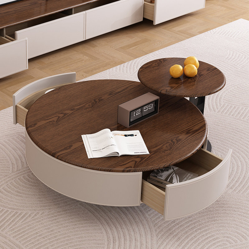 Ensemble de tables basses Vintage, H 13,8 po x L 35,4 po x l 35,4 po