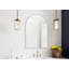 Mcfarren Metal Arch Wall Mirror-888172531