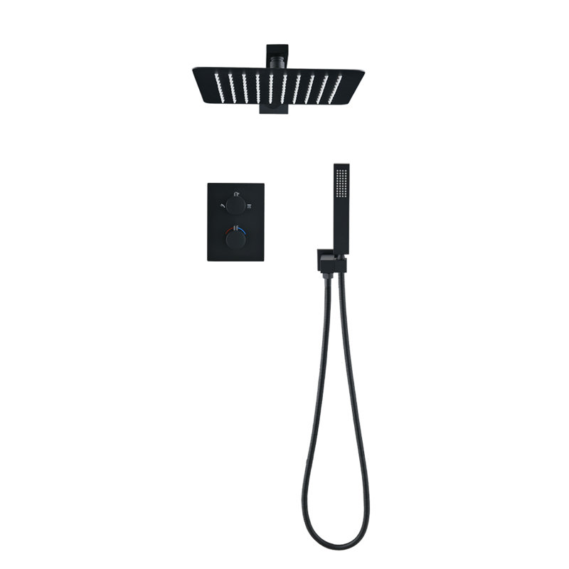 Thermostatic Complete Shower System with Rough-in Valve