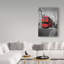 Avisha «Red Bus», reproduction de photo sur toile tendue-25332953