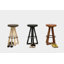 X3 Swivel Upholstered Bar Stool with Solid Wood Frame