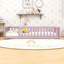 Lit simple en bois avec clôture-40852871