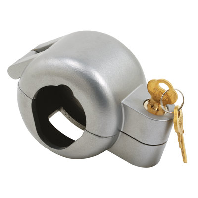 Prime-Line Handle Lock-Out Device  Handle Lock with Key to Block Access to Keyhole, Removeable and Easy to Use, Fits Round Doorknobs with Max Diameter of 2-7/8 in. (Single Pack)