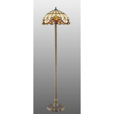 Quan 156cm Tiffany Traditional Floor Lamp