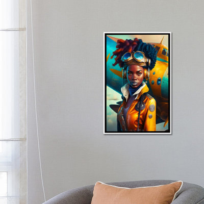 Afrofuturist, femme africaine pilote I